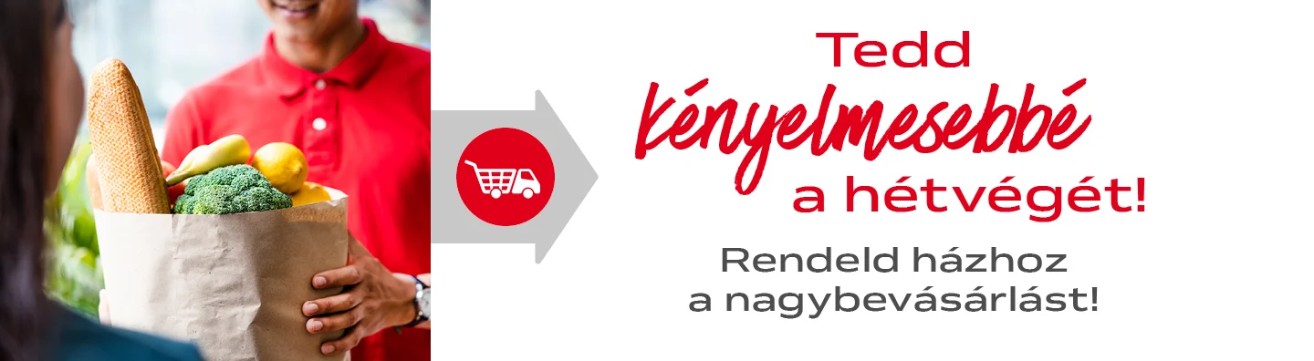 Rendeld házhoz a nagybevásárlást!
